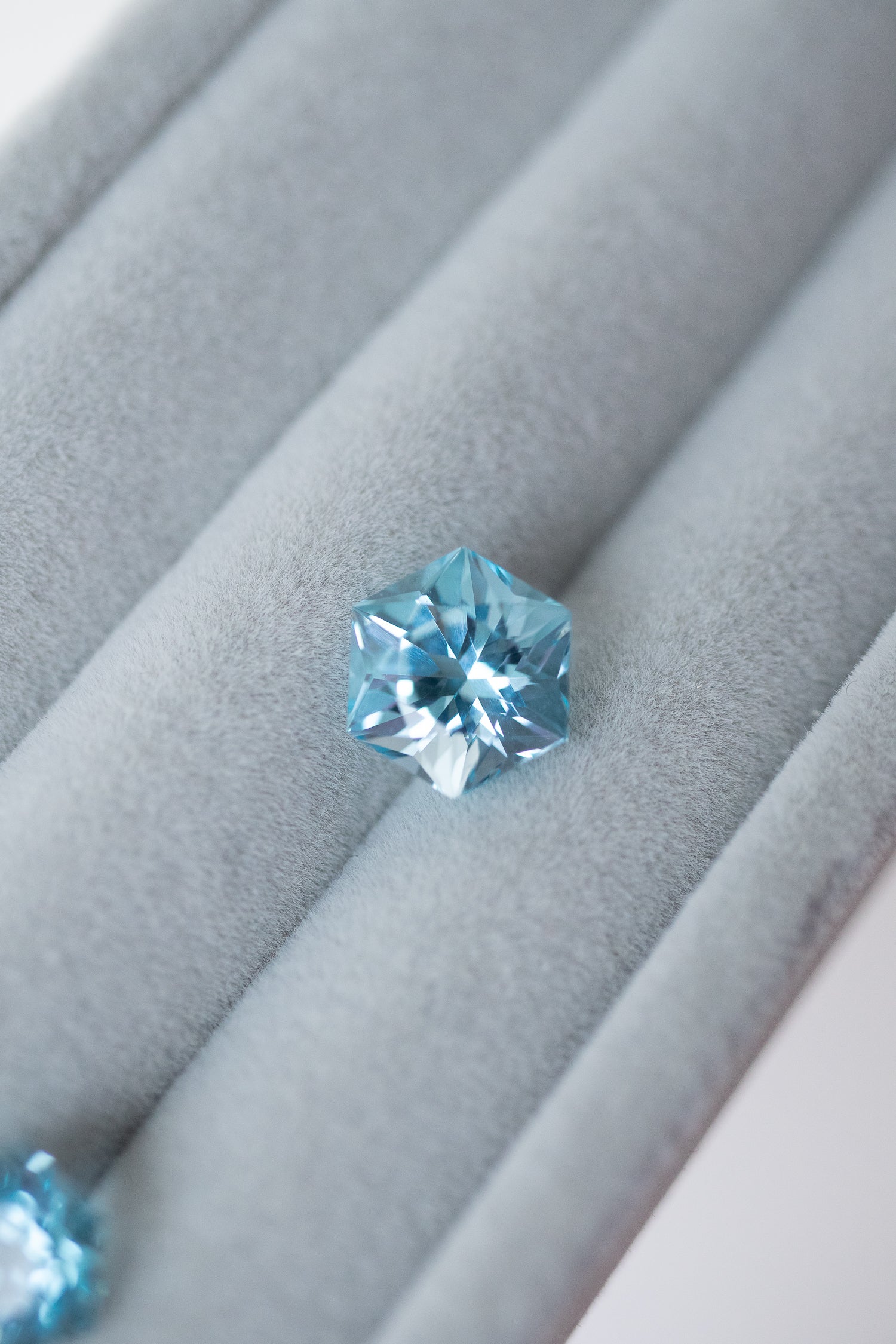 Loose Stone - Sky Blue Hexagon Topaz ~2-2.3ct