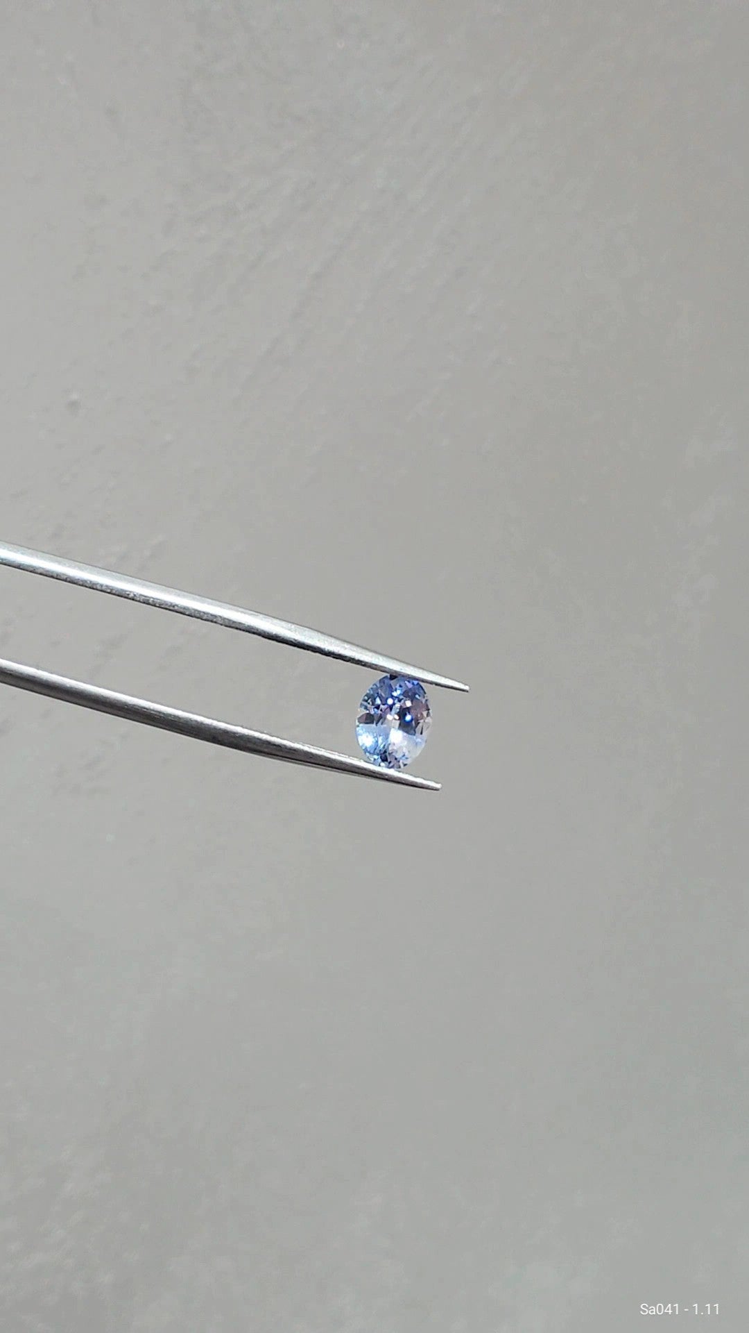 Loose Stone - Light Blue Oval Sapphire 1.11ct (With Certificate)