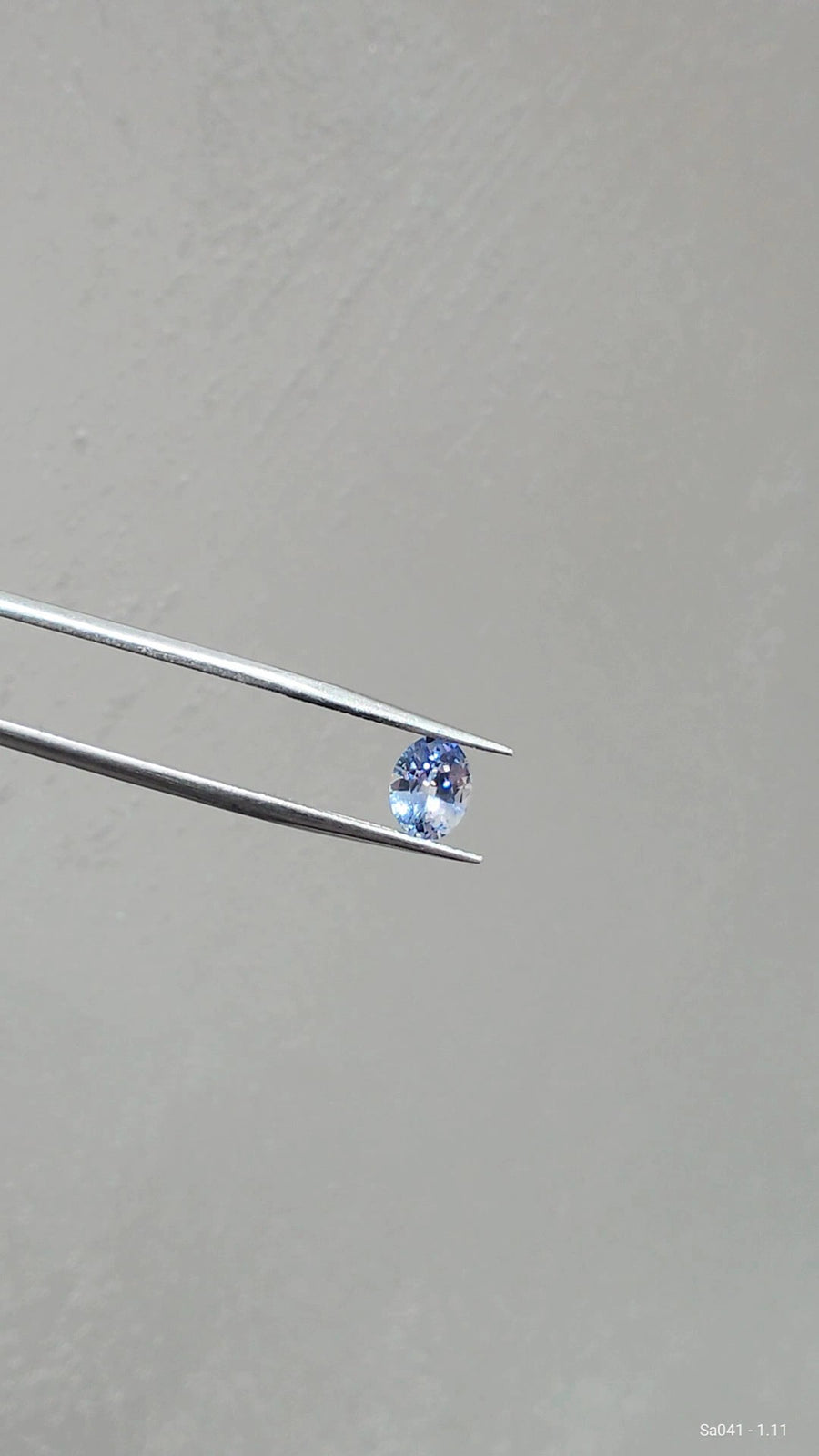 Loose Stone - Light Blue Oval Sapphire 1.11ct (With Certificate)