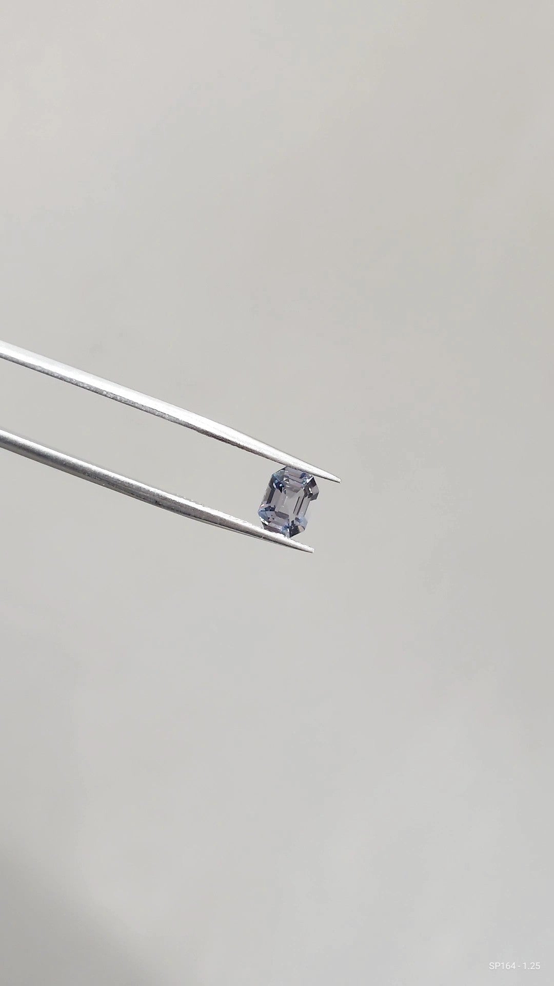 Loose Stone - Metallic Gray Octagon Spinel 1.25ct (With Certificate)
