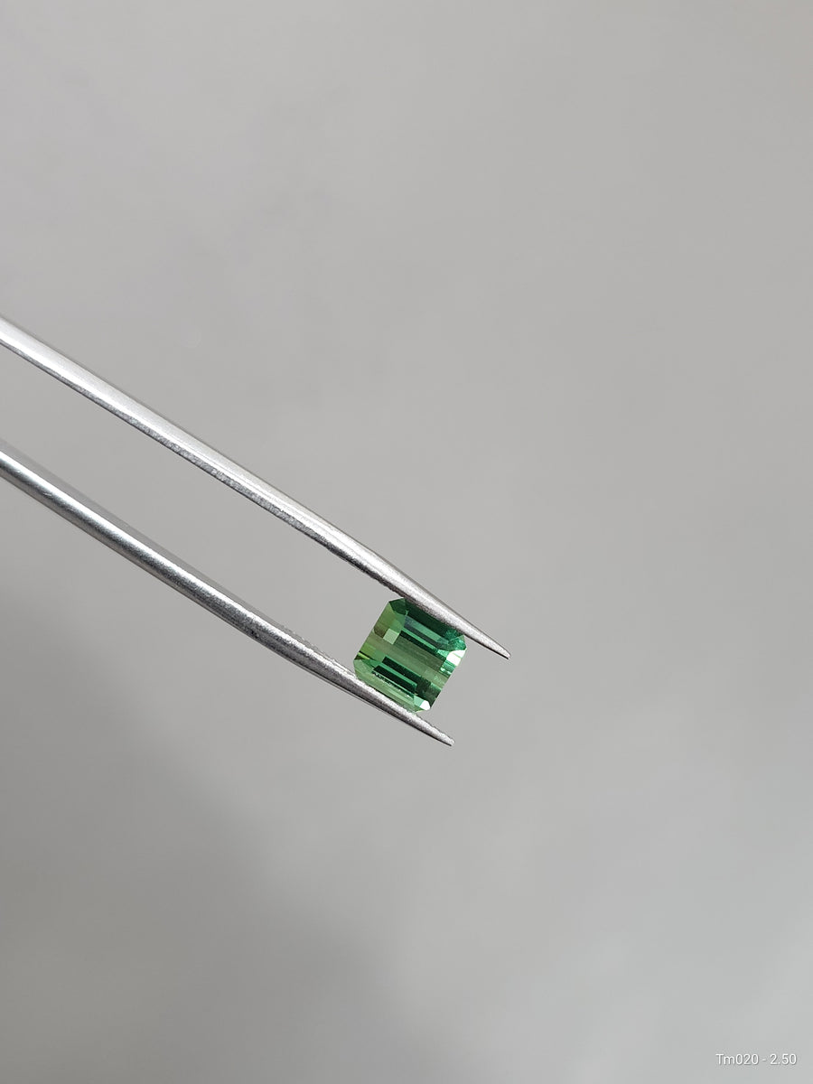 Loose Stone - Green Octagon Tourmaline 2.50ct (With Certificate)