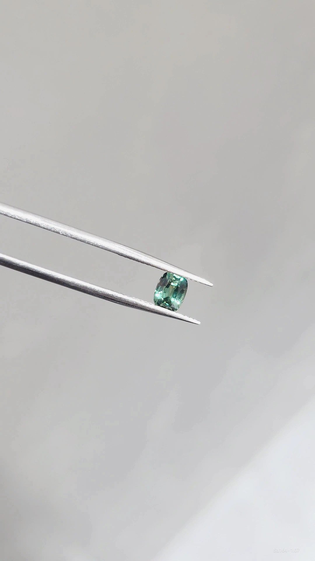 Loose Stone - Teal Green Cushion Sapphire 1.07ct (With Certificate)
