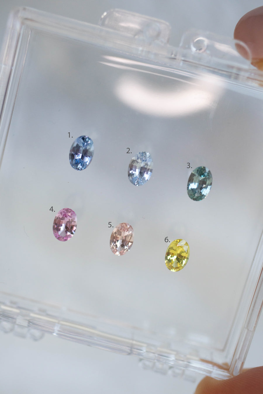 PREORDER - Petite Collection ~6x4mm Sapphire & diamonds 14/18K Gold Ring