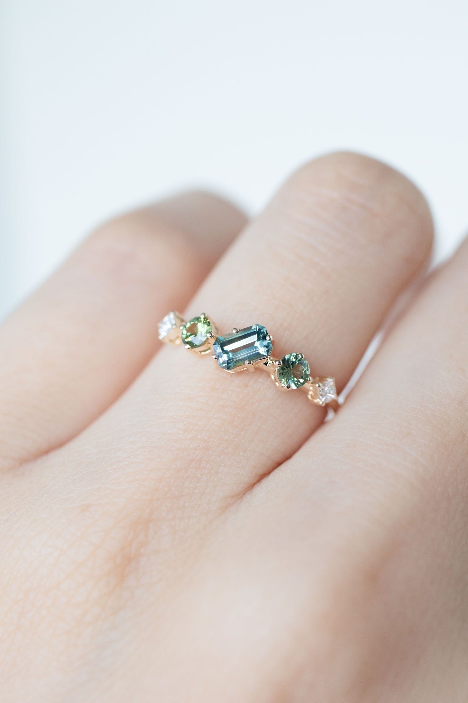 Papakolea Sapphire total ~0.66ct 14K Yellow Gold Ring