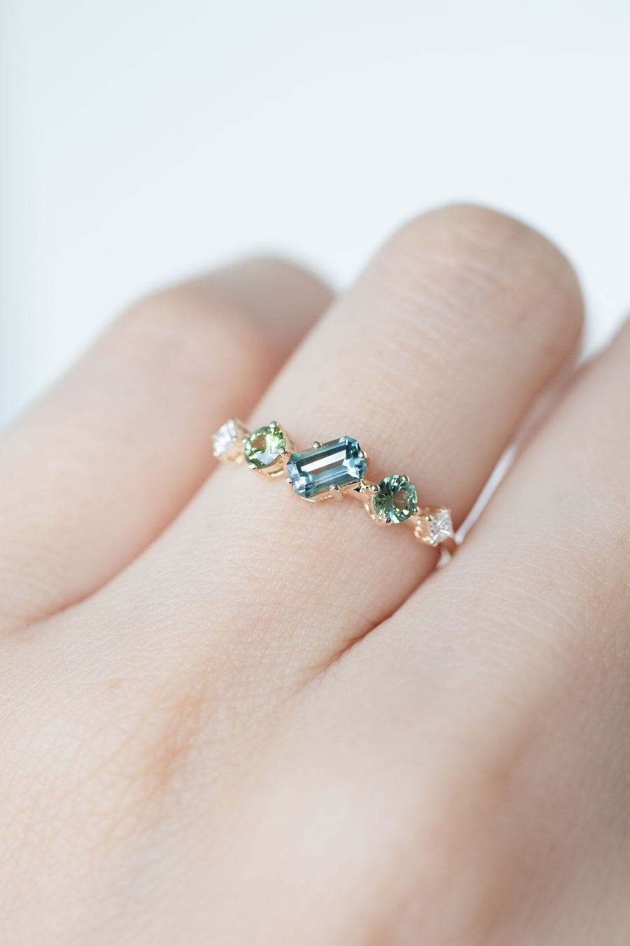 Papakolea Sapphire total ~0.66ct 14K Yellow Gold Ring