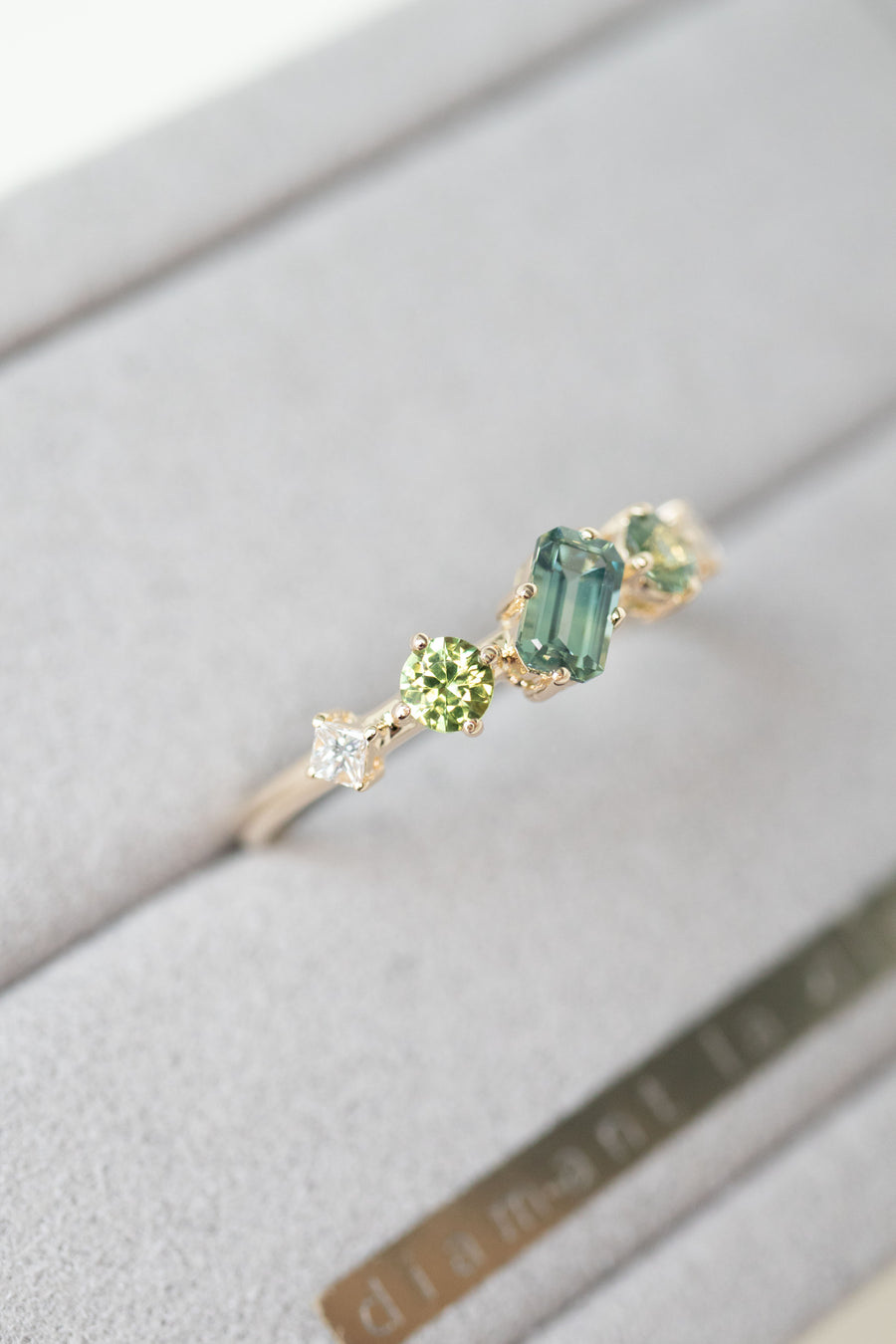 Papakolea Sapphire total ~0.66ct 14K Yellow Gold Ring