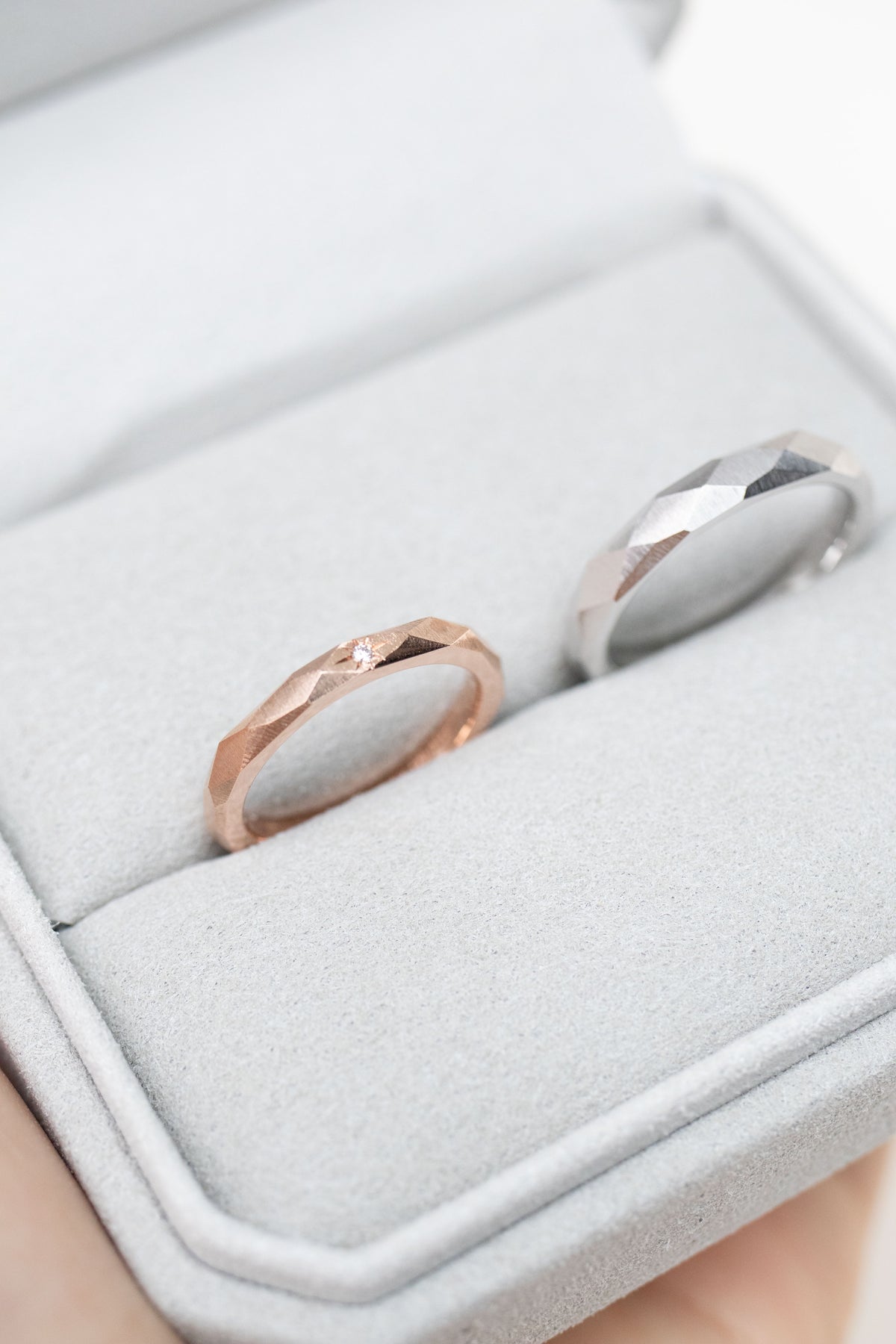 Âme soeur 14/18K/PT Gold Wedding Rings