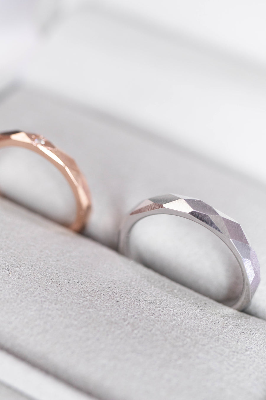 Âme soeur 14/18K/PT Gold Wedding Rings