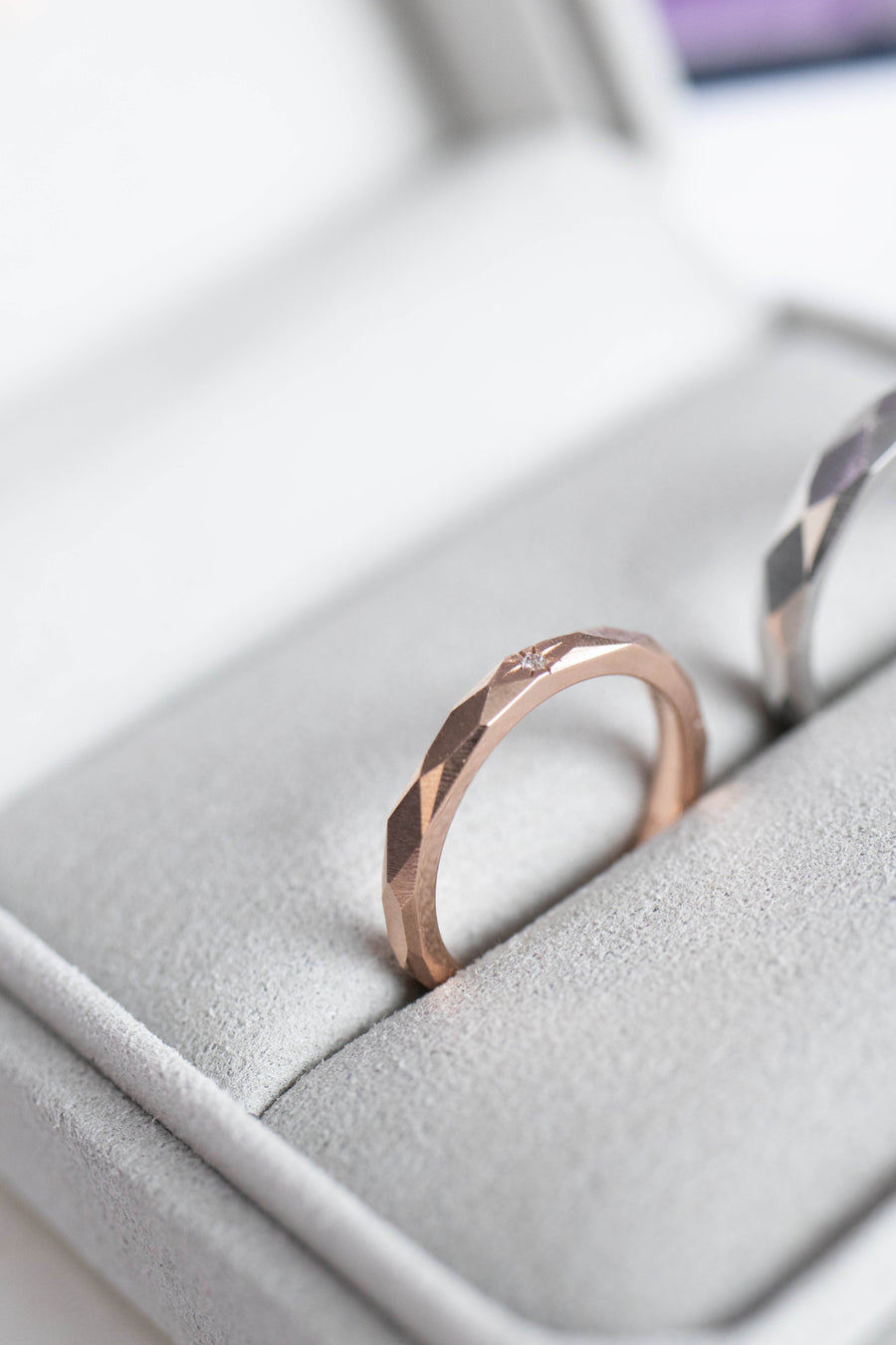 Âme soeur 14/18K/PT Gold Wedding Rings