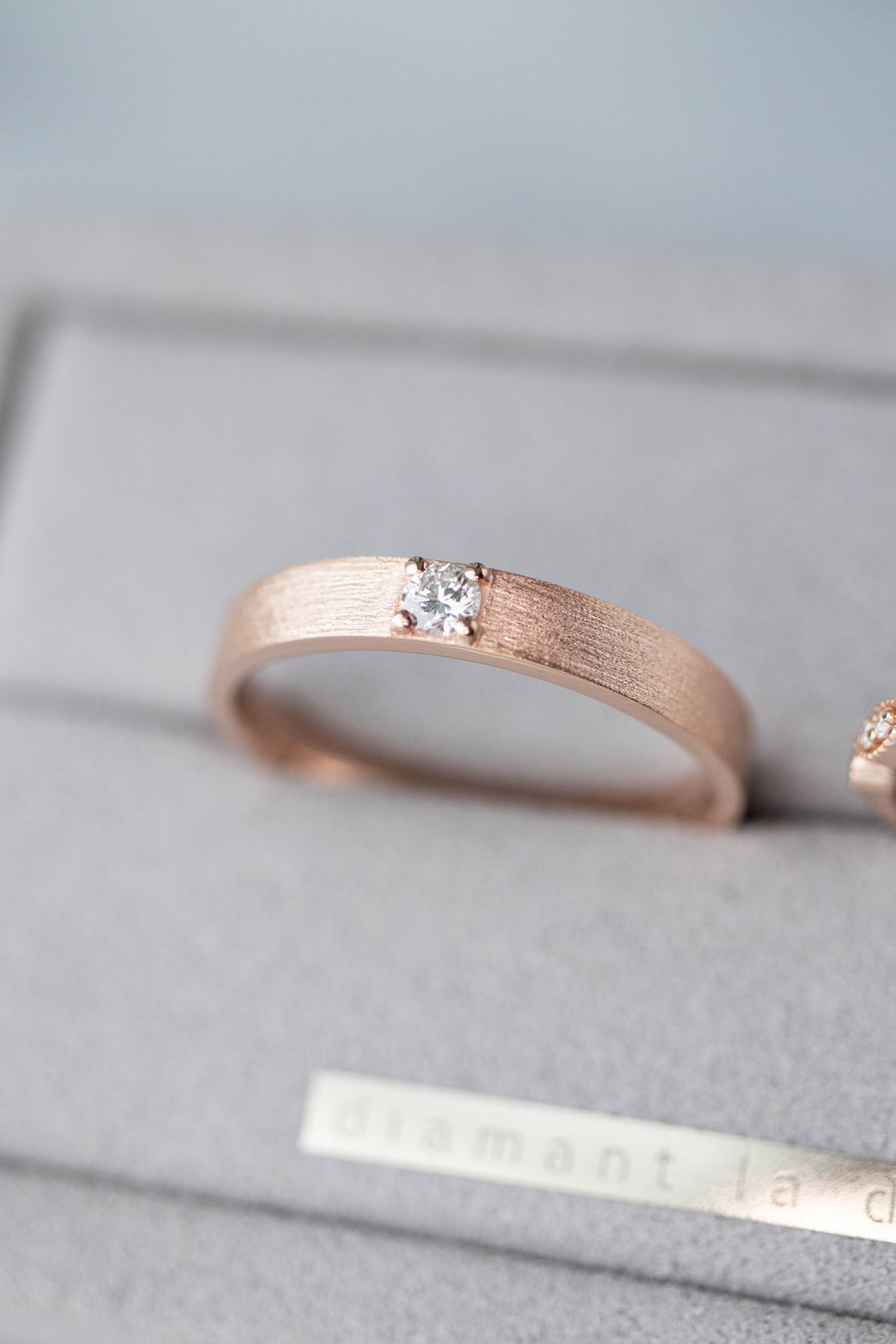 Le protagoniste de la vie Diamond 14/18K/PT Gold Wedding Rings