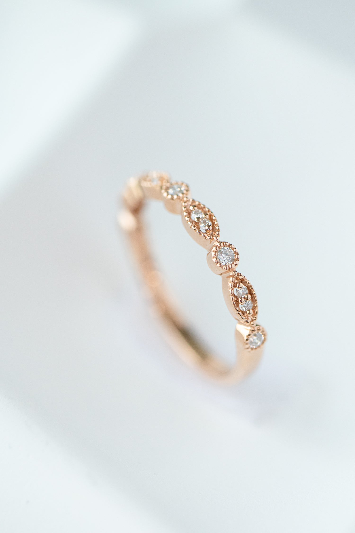 Vintage ~0.15carat Diamond 14/18K Gold Ring