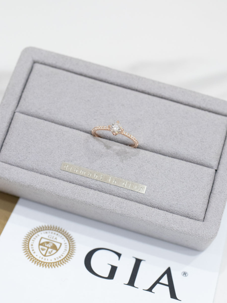 Une promesse à vie GIA Diamond 14/18K/PT Gold Wedding Rings