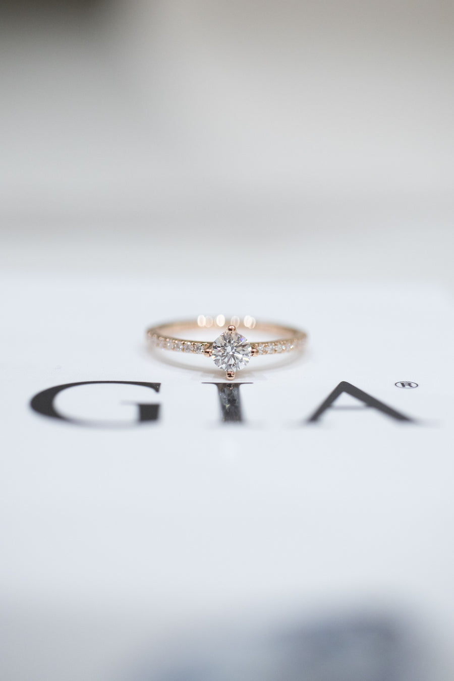 Une promesse à vie GIA Diamond 14/18K/PT Gold Wedding Rings