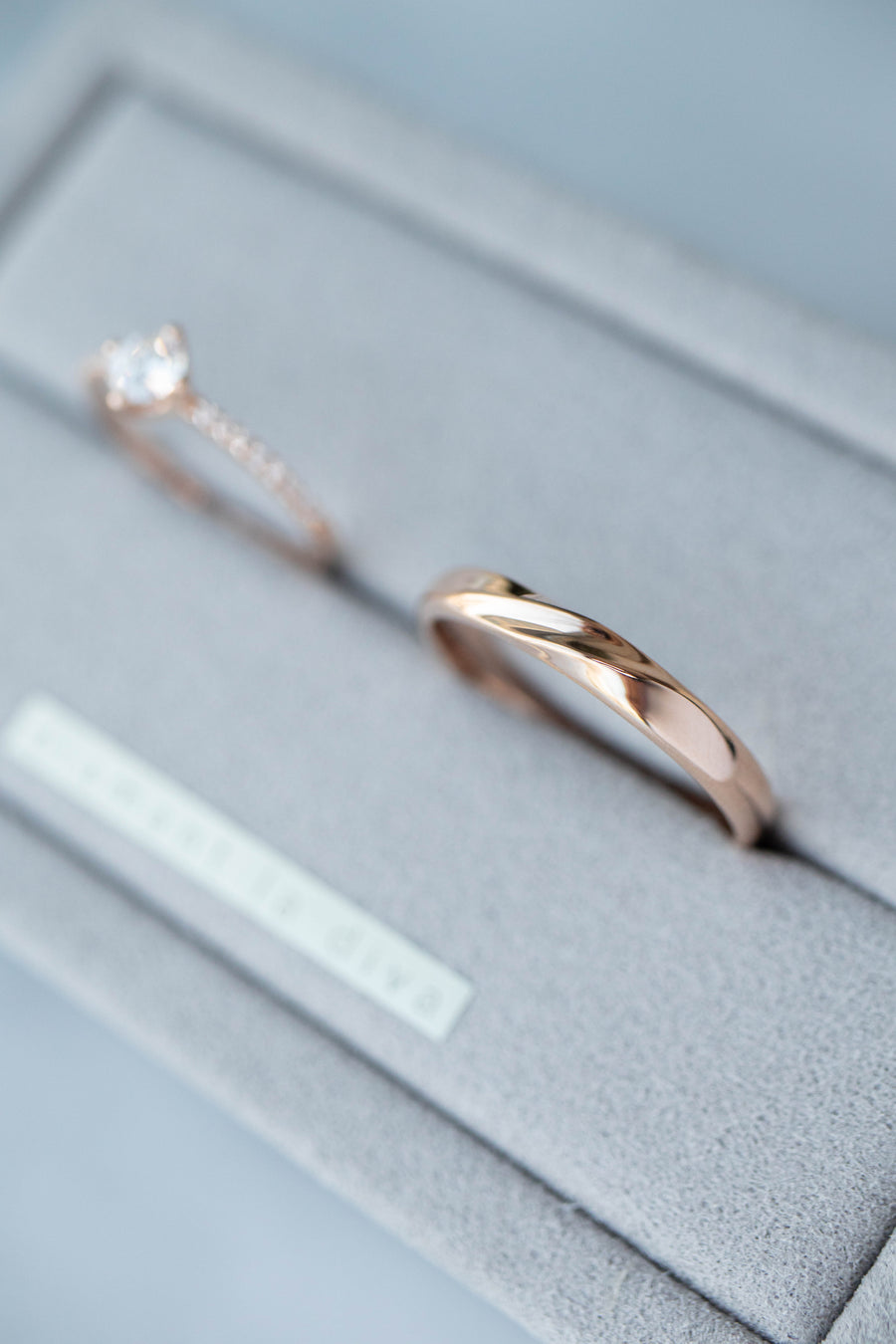Une promesse à vie GIA Diamond 14/18K/PT Gold Wedding Rings