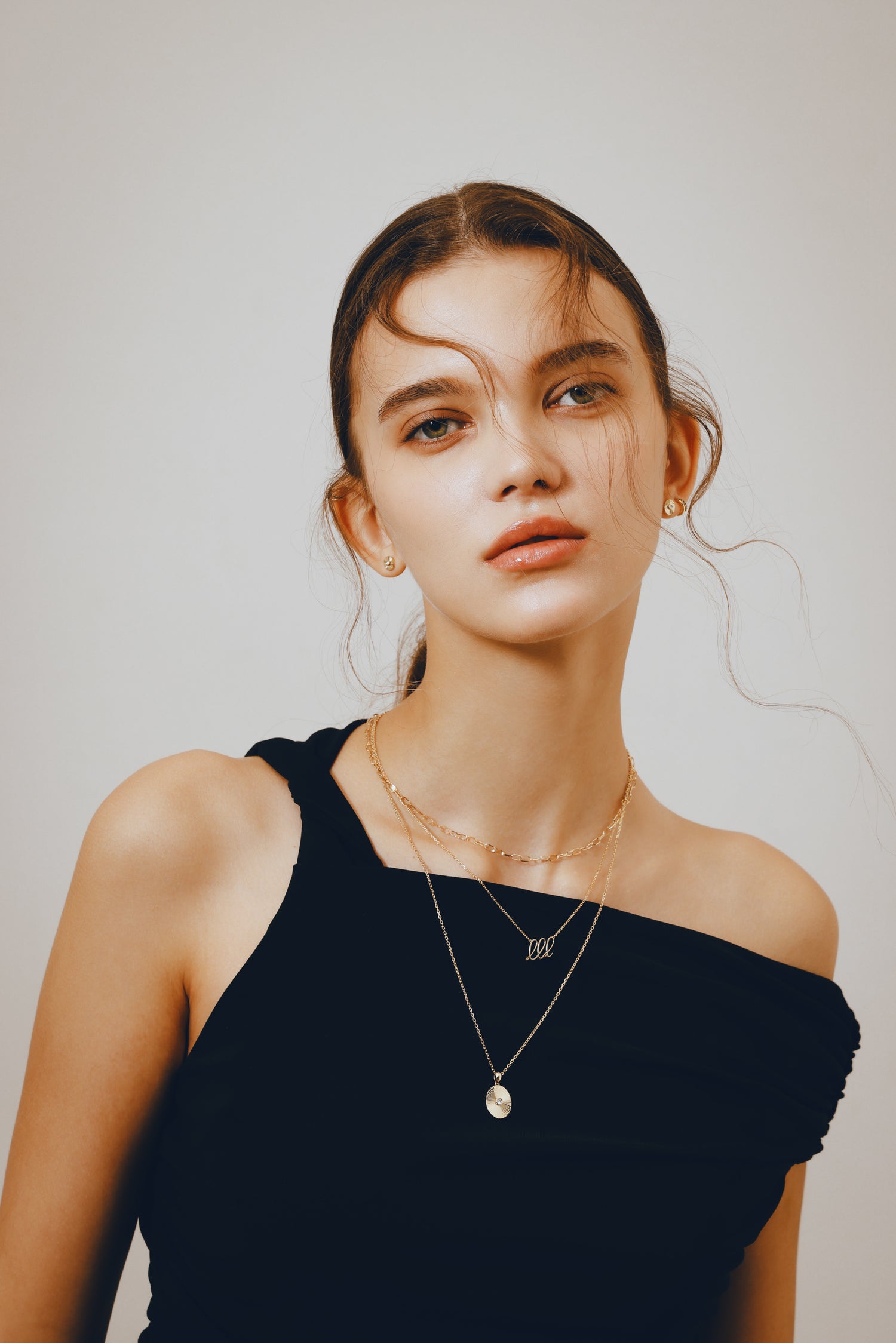 Champion with 0.05ct Diamond 14/18K Gold Necklace