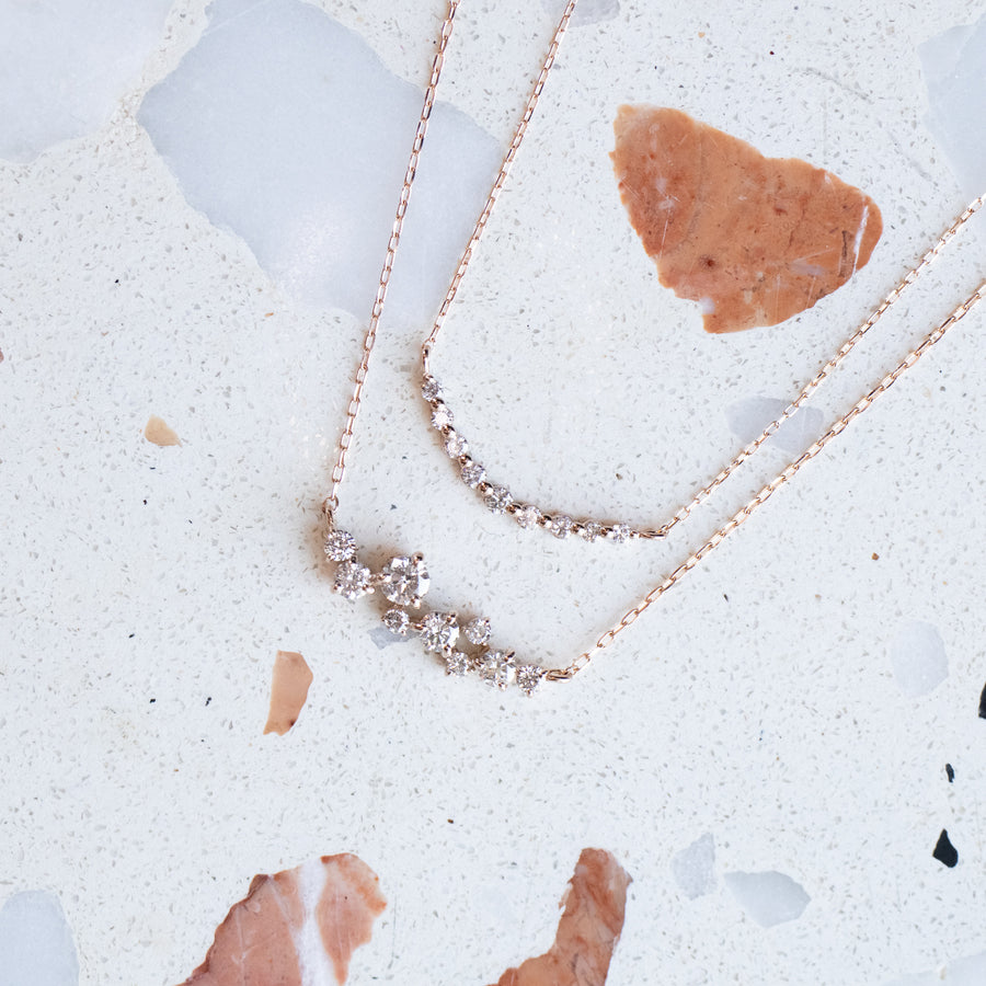 Étoiles H-K Colour Diamond 18K Gold Necklace