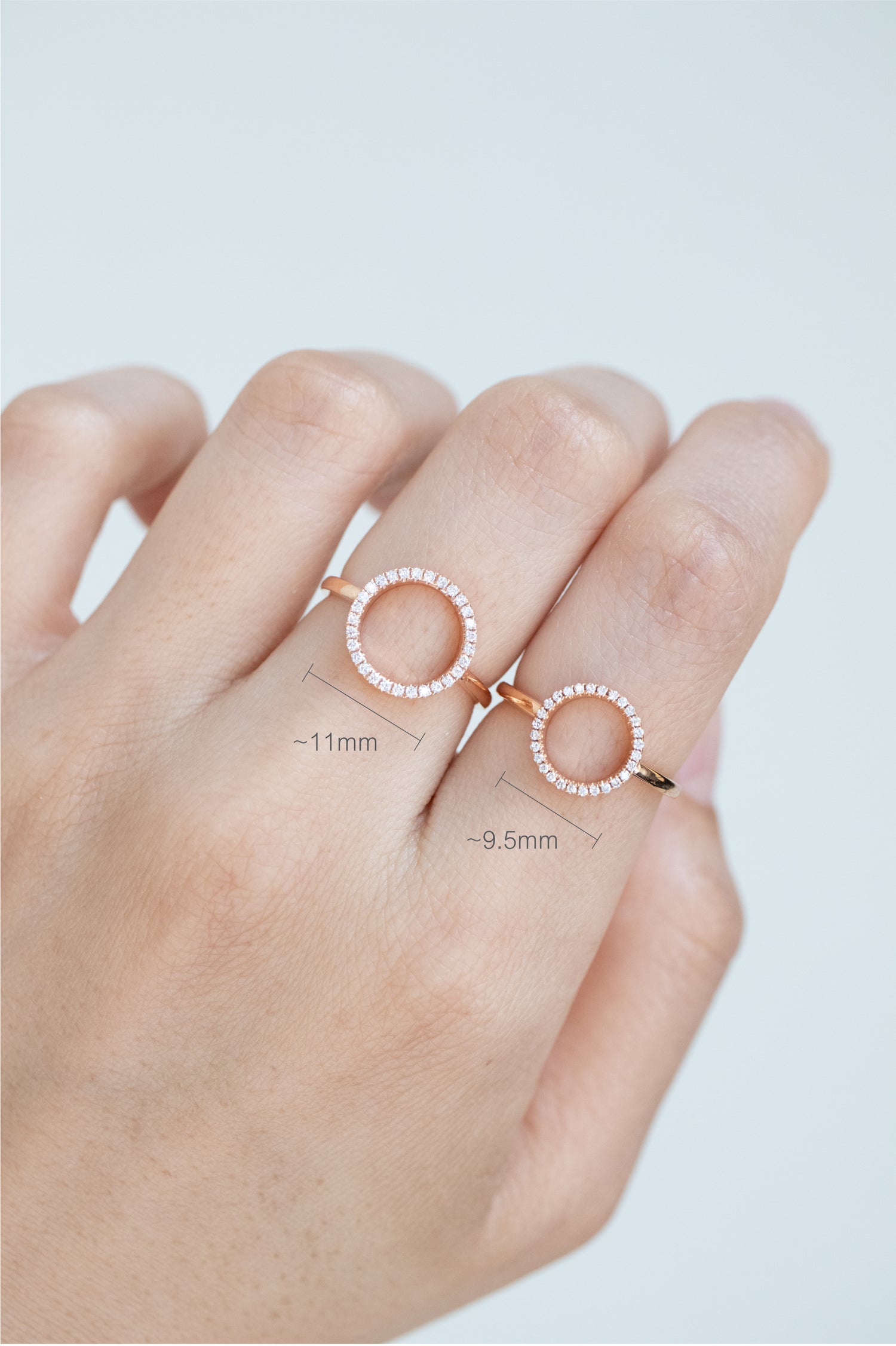 Perfection Circle 14K/18K Gold Diamond Ring