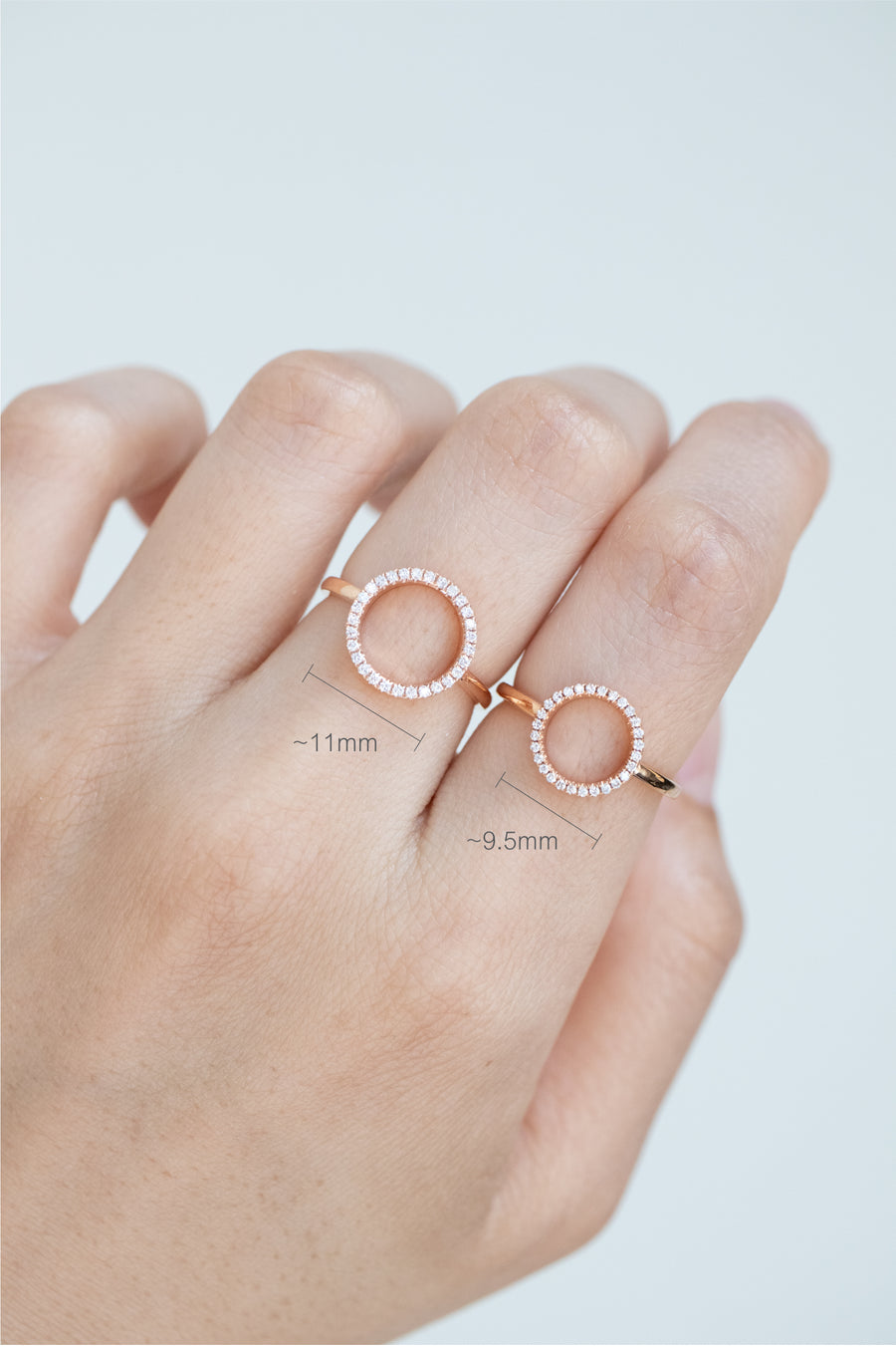 Perfection Circle 14K/18K Gold Diamond Ring