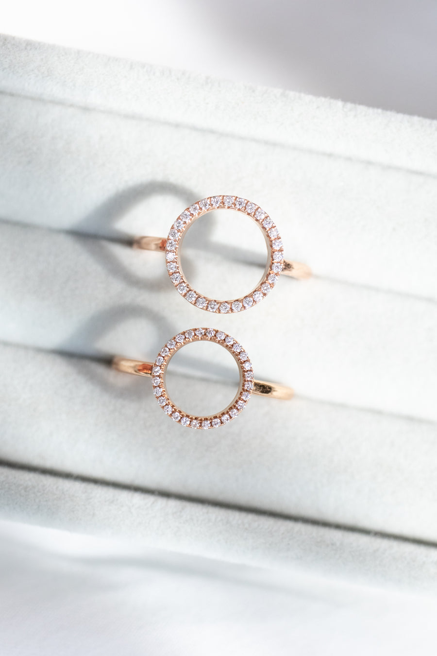 Perfection Circle 14K/18K Gold Diamond Ring