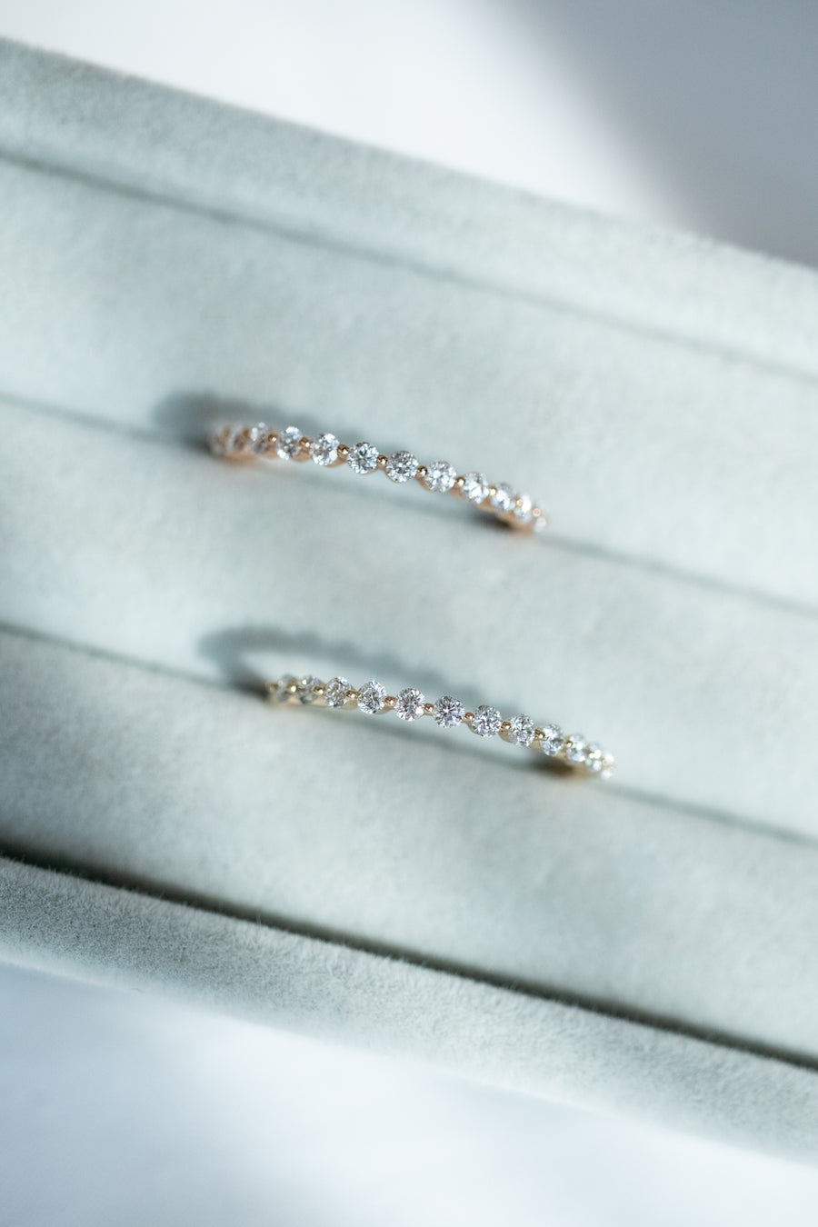 Half Eternity Top Quality Diamond 14K/18K Gold Ring