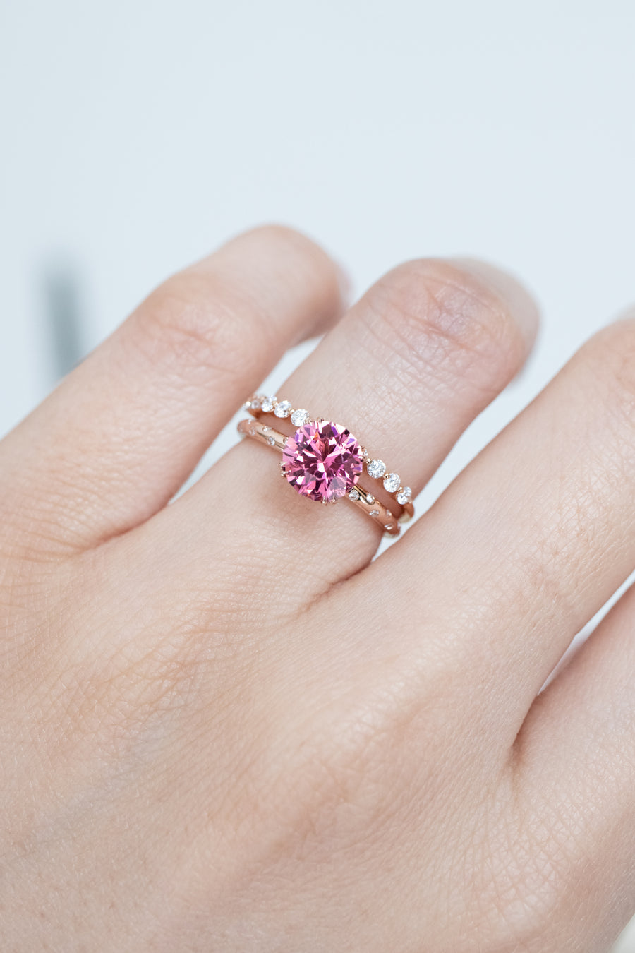 Half Eternity Top Quality Diamond 14K/18K Gold Ring