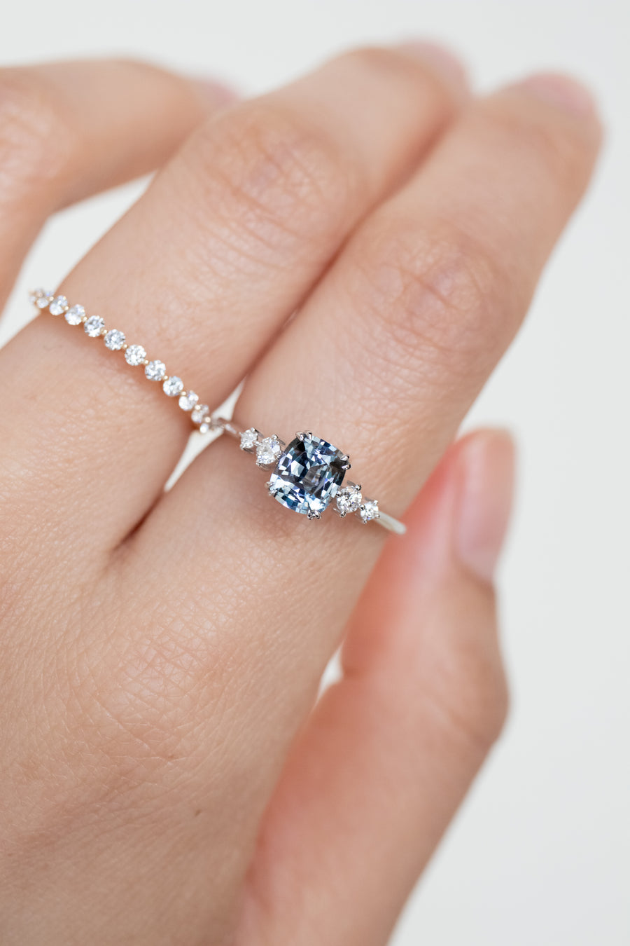 Half Eternity Top Quality Diamond 14K/18K Gold Ring