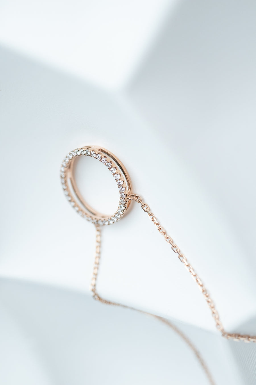 PREORDER - Diamant O Top Quality Diamond 14/18K Gold Necklace